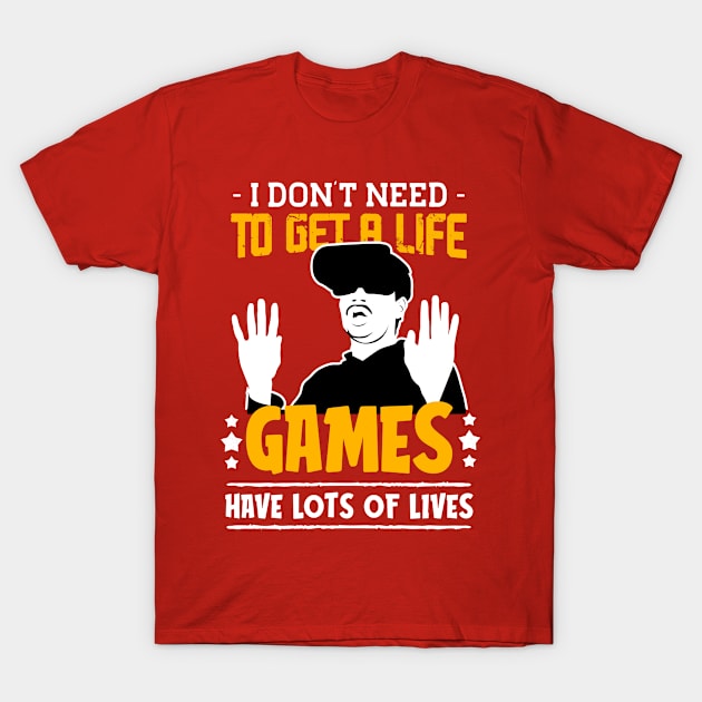 Gamer T-Shirt T-Shirt by Xplore Digital